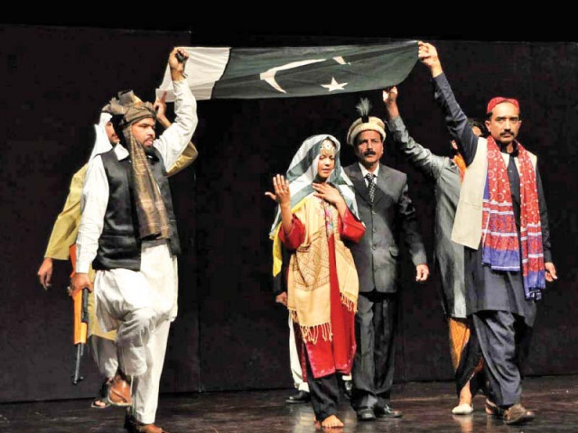artists performing in a play held at pnca to show solidarity with kashmir photo app artists performing in a play held at pnca to show solidarity with kashmir photo app