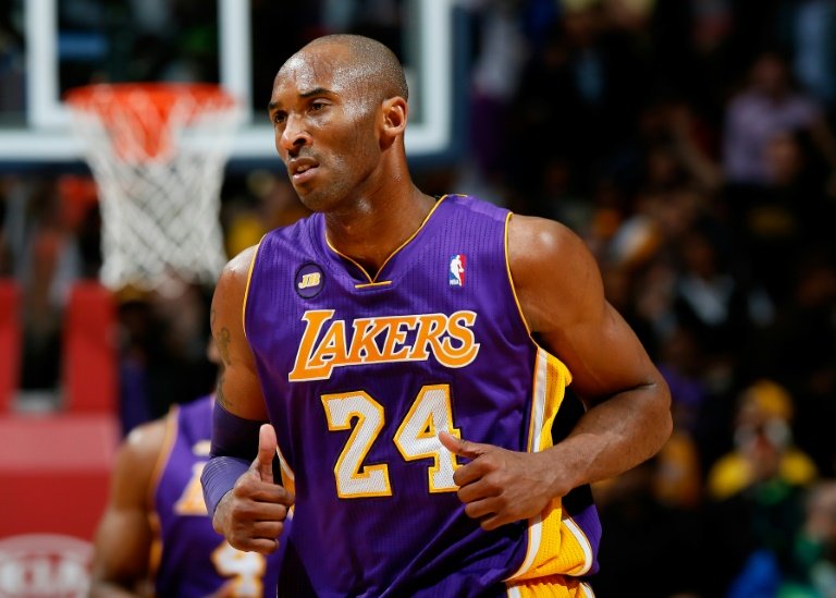 41 year old an 18 time nba all star in 20 seasons with the los angeles lakers won five titles in seven nba finals trips photo afp