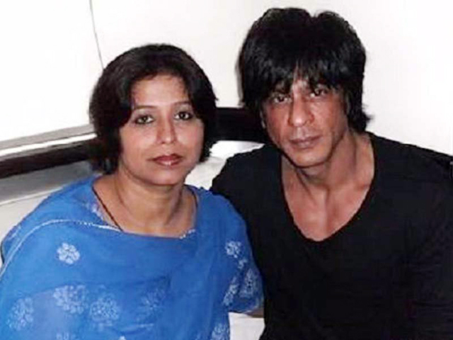 shahrukh khan and her pakistani cousin noor jehan photo express file