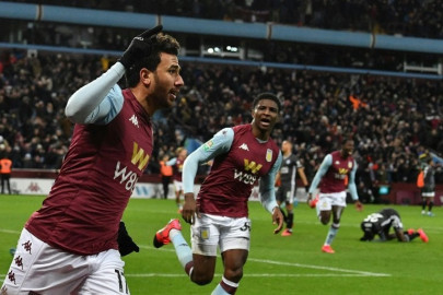 trezeguet sparks wild celebrations as aston villa reach league cup final trezeguet sparks wild celebrations as aston villa reach league cup final
