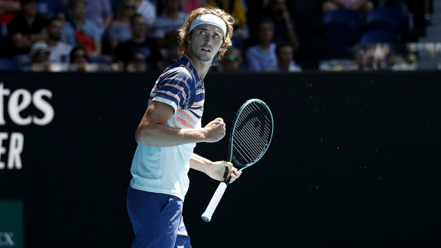 22 year old german has already raised 50 000 by handing over 10 000 for each match he has won at melbourne park photo afp 22 year old german has already raised 50 000 by handing over 10 000 for each match he has won at melbourne park photo afp