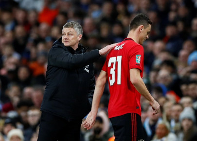 solskjaer says matic dismissal against man city an absolute joke