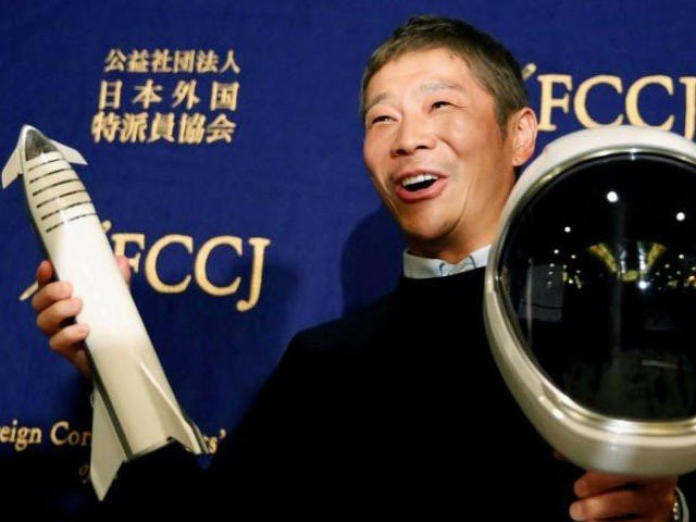 apanese billionaire yusaku maezawa who has been chosen as the first private passenger by spacex poses for photos as he attends a news conference at the foreign correspondents 039 club of japan in tokyo japan october 9 2018 photo reuters apanese billionaire yusaku maezawa who has been chosen as the first private passenger by spacex poses for photos as he attends a news conference at the foreign correspondents 039 club of japan in tokyo japan october 9 2018 photo reuters