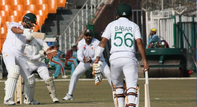 shan babar hit centuries on day one of practice match