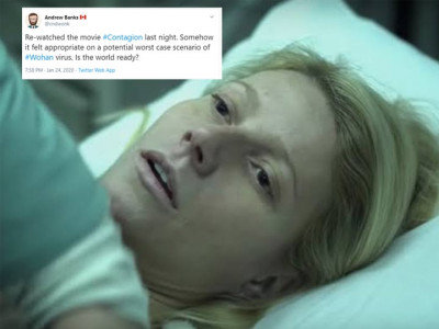 twitter is comparing deadly coronavirus outbreak with the film contagion twitter is comparing deadly coronavirus outbreak with the film contagion