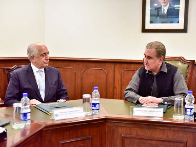 pakistan will continue its support for afghan peace process fm tells trump s aide pakistan will continue its support for afghan peace process fm tells trump s aide