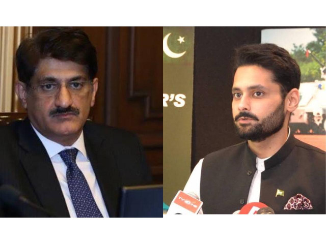 file photos of syed murad ali shah and jibran nasir file photos of syed murad ali shah and jibran nasir