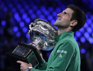 the greatest   djokovic takes aim at federer s slams ranking record