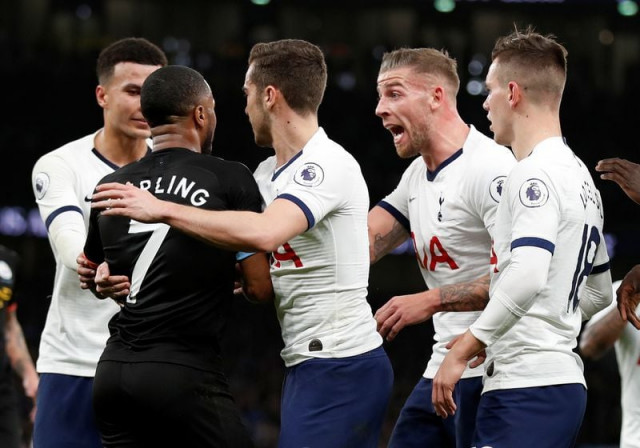 angering spurs boss jose mourinho was adamant the england man should have been sent off for his challenge photo afp angering spurs boss jose mourinho was adamant the england man should have been sent off for his challenge photo afp