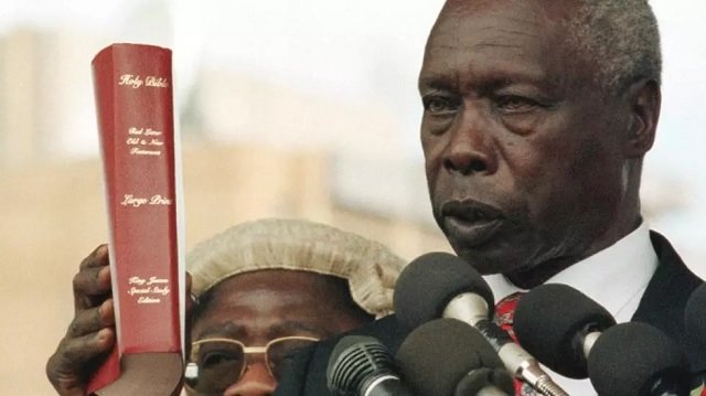 daniel arap moi photo afp