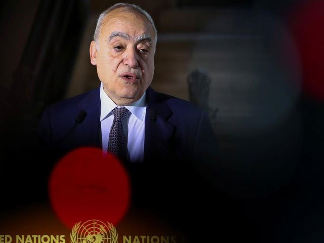 un envoy for libya ghassan salame holds a news briefing ahead of un brokered military talks in geneva switzerland february 4 2020 photo reuters un envoy for libya ghassan salame holds a news briefing ahead of un brokered military talks in geneva switzerland february 4 2020 photo reuters