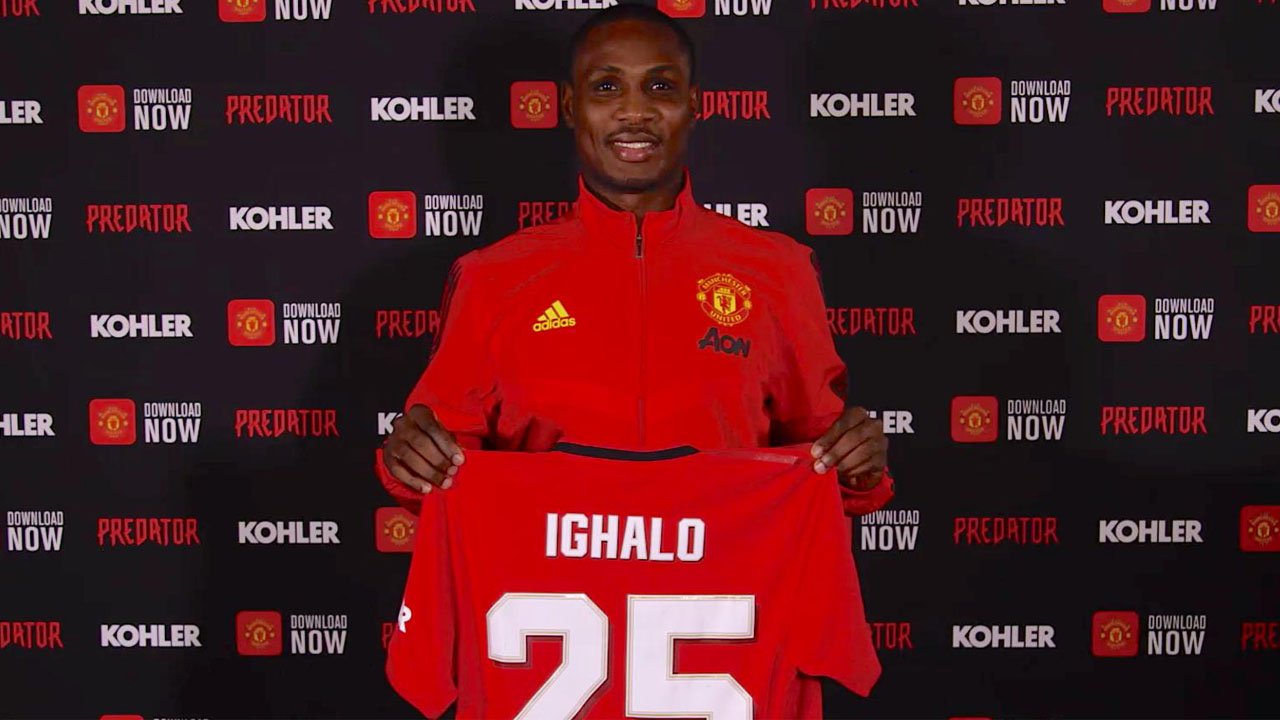 ighalo took pay cut to sign for dream club man united
