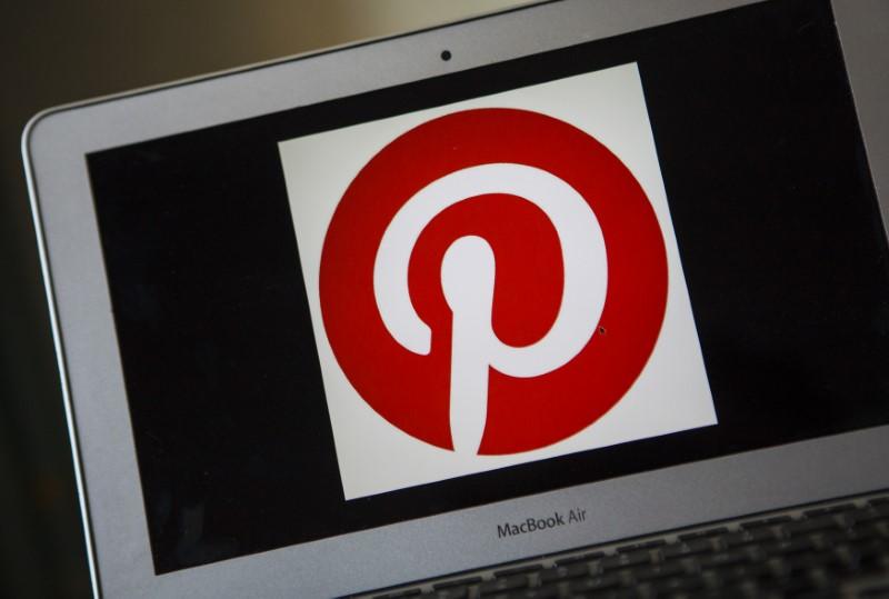 a portrait of the pinterest logo in ventura california photo reuters