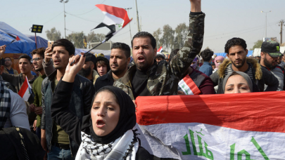 in iraq protesters in last stand against a former ally in iraq protesters in last stand against a former ally