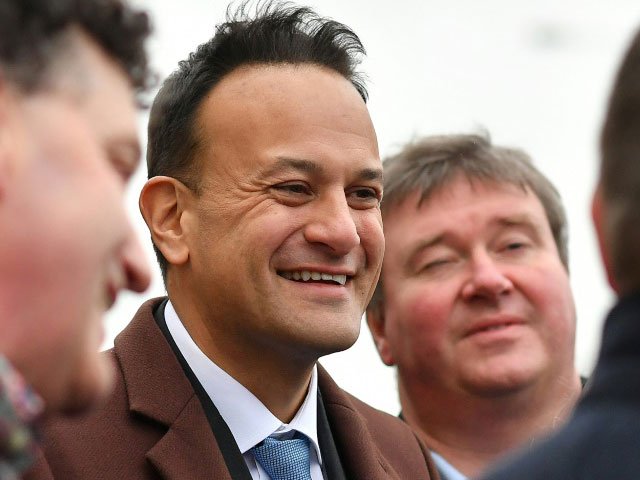 prime minister and leader of the fine gael party leo varadkar says the election is wide open with polls giving sinn fein   the former political wing of the ira paramilitary group   a slight lead over centre right fianna fail photo afp