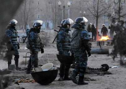 eight die dozens hurt in southern kazakhstan clashes