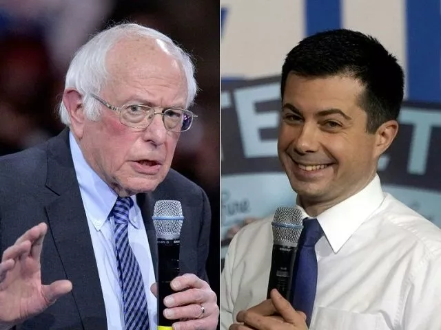 bernie sanders and pete buttigieg came top of the first contest in iowa giving each important momentum as democrats seek a candidate to take on donald trump photo afp bernie sanders and pete buttigieg came top of the first contest in iowa giving each important momentum as democrats seek a candidate to take on donald trump photo afp