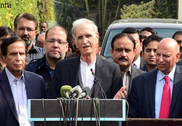 pervaiz elahi pervez khattak say all misunderstandings have been removed between two allies photo nni pervaiz elahi pervez khattak say all misunderstandings have been removed between two allies photo nni