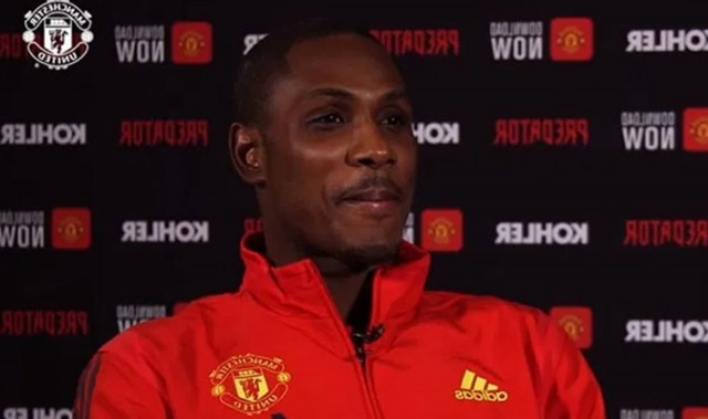 30 year old nigerian international striker joined the red devils on loan until the end of the season on deadline day photo afp 30 year old nigerian international striker joined the red devils on loan until the end of the season on deadline day photo afp