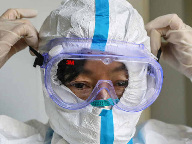 some doctors have even worn diapers to avoid having to take off the equipment says a health official photo afp