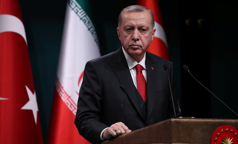 a reuters file photo of turkish president erdogan