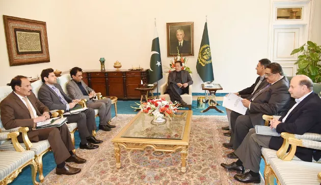 meeting at pm house also attended by planning minister asad umar and well as secretaries of the relevant ministries photo pid meeting at pm house also attended by planning minister asad umar and well as secretaries of the relevant ministries photo pid