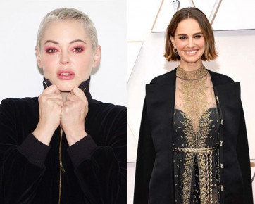 Rose McGowan calls out Natalie Portman's 'offensive' Oscars dress
