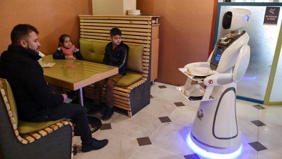 robot waitress serves up smiles in war torn afghanistan
