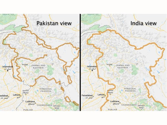 google s online maps in india display kashmir as fully under its control photo courtesy washington post google s online maps in india display kashmir as fully under its control photo courtesy washington post