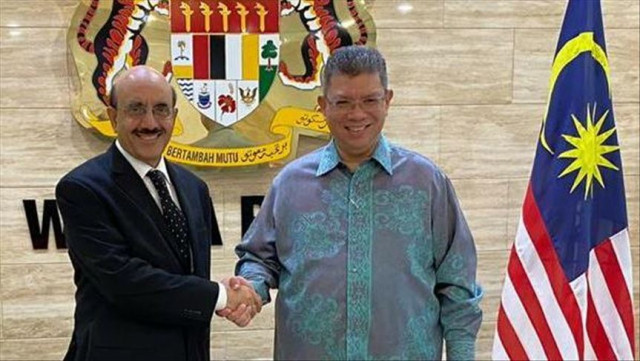sardar masood khan thanks malaysian premier for support on kashmir issue photo anadolu agency sardar masood khan thanks malaysian premier for support on kashmir issue photo anadolu agency