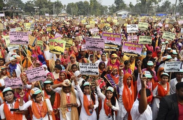 india has been gripped by widespread street demonstrations against the law that grants citizenship to religious groups from three neighboring countries but excludes muslims photo afp