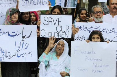 parents protest as students stuck in china under coronavirus lockdown parents protest as students stuck in china under coronavirus lockdown