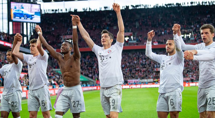 serge gnabry scored twice while robert lewandowski and kingsley coman also netted photo afp