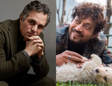 when bollywood star irrfan khan met hollywood actor mark ruffalo when bollywood star irrfan khan met hollywood actor mark ruffalo