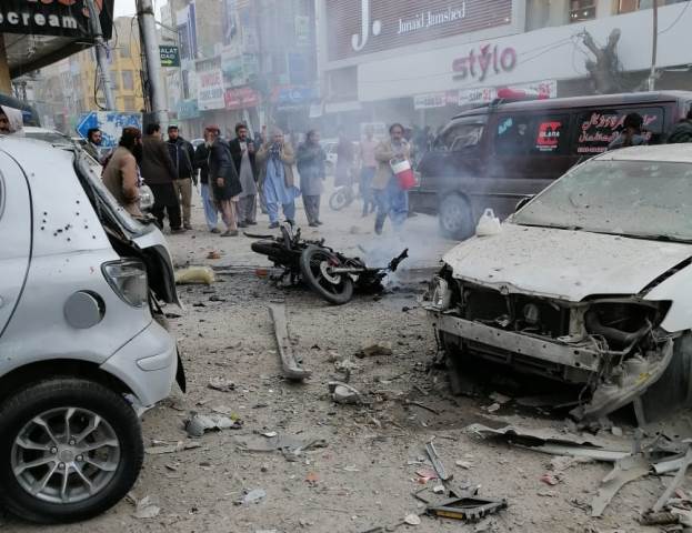 the blast occurred on sharea iqbal photo express