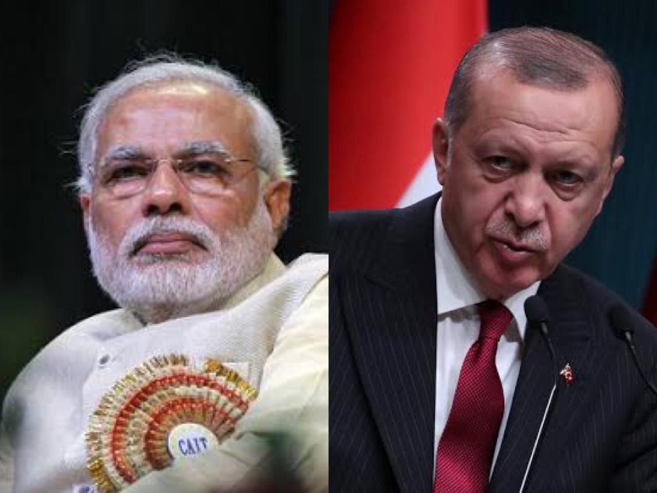 reuters file photos of indian premier modi and turkish president erdogan