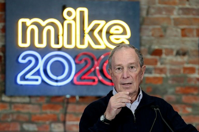 mike bloomberg has surged to 19 percent support nationally meaning he cleared a polling threshold to take part in the next democratic debate photo afp