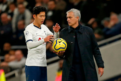 spurs left hanging by son s injury mourinho