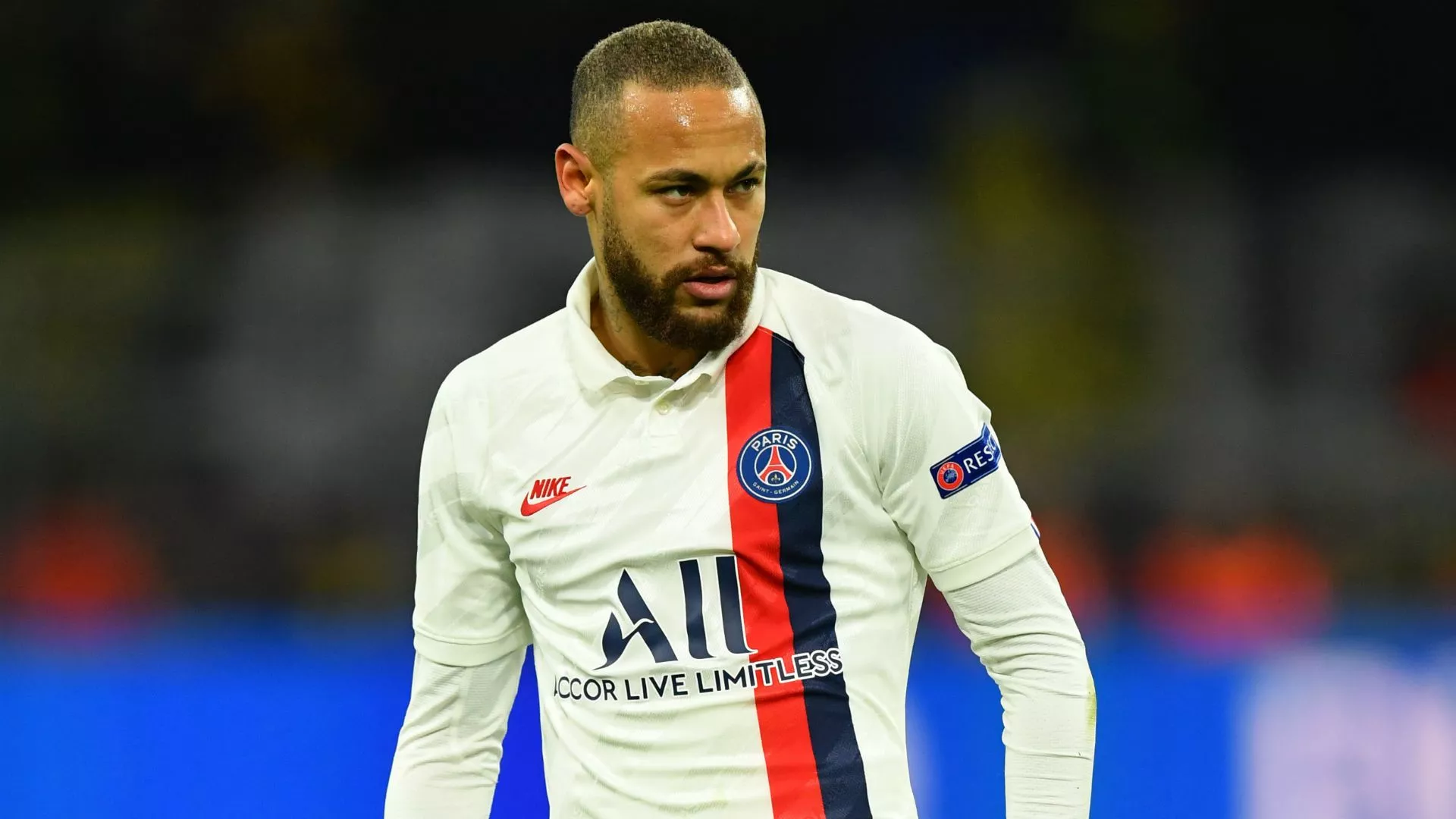 after missing four games in the last fortnight with a rib injury the brazilian superstar looked short of match fitness photo afp after missing four games in the last fortnight with a rib injury the brazilian superstar looked short of match fitness photo afp