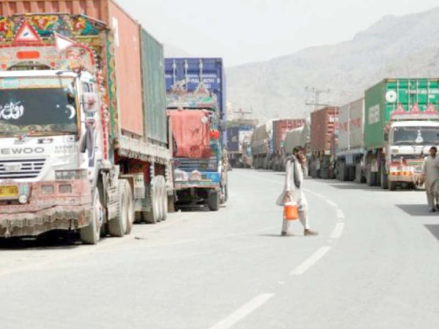 after closure of pak afghan border no containers were released from pakistani ports and clearance at the border was also stopped photo file after closure of pak afghan border no containers were released from pakistani ports and clearance at the border was also stopped photo file
