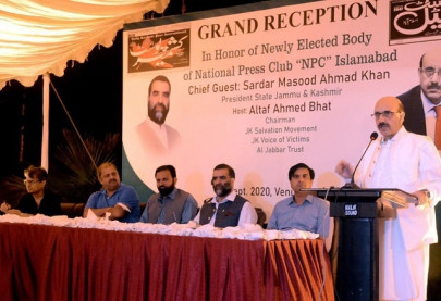 ajk president urges intl community to take notice of economic genocide in iiojk ajk president urges intl community to take notice of economic genocide in iiojk
