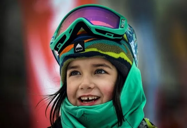 at six years old vasilisa ermakova is too young for school but is already a snowboarding prodigy photo afp at six years old vasilisa ermakova is too young for school but is already a snowboarding prodigy photo afp