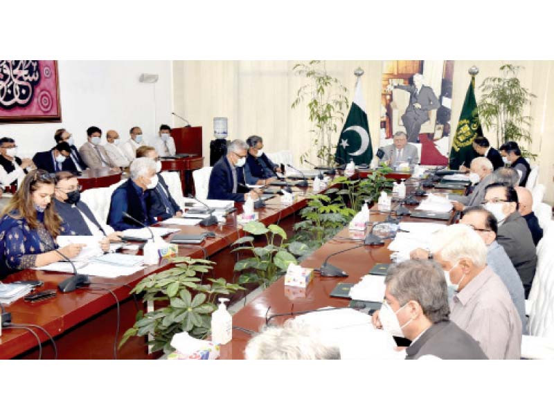 the ecc allowed k p government to borrow rs43 billion after the province busted its budget limit photo pid