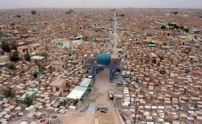 wadi al salam quot valley of peace quot cemetery in the iraqi shia holy city of najaf photo afp wadi al salam quot valley of peace quot cemetery in the iraqi shia holy city of najaf photo afp