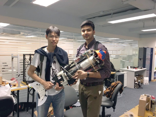 muhammad saad shahid anwel along with his team at the university of hong kong created the fastest underwater robot smashing a record previously held by mit photo express muhammad saad shahid anwel along with his team at the university of hong kong created the fastest underwater robot smashing a record previously held by mit photo express