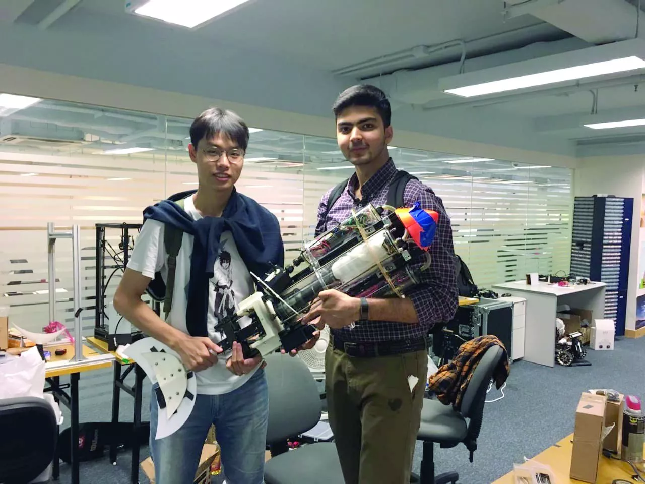 muhammad saad shahid anwel along with his team at the university of hong kong created the fastest underwater robot smashing a record previously held by mit photo express muhammad saad shahid anwel along with his team at the university of hong kong created the fastest underwater robot smashing a record previously held by mit photo express