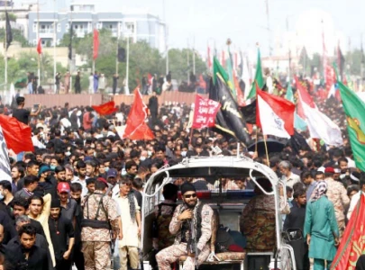 chehlum observed under tight security