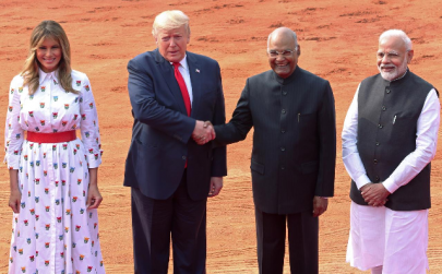 after raucous welcome in india trump set for talks on trade arms deals after raucous welcome in india trump set for talks on trade arms deals