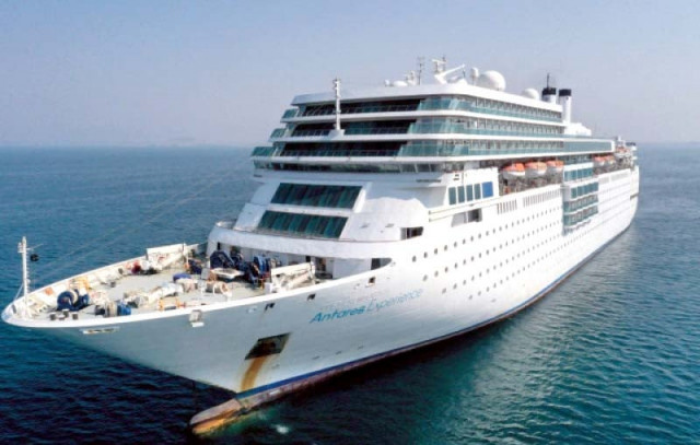 the magnificent cruise liner which docked at gadani is fitted with the finest interiors photos express the magnificent cruise liner which docked at gadani is fitted with the finest interiors photos express