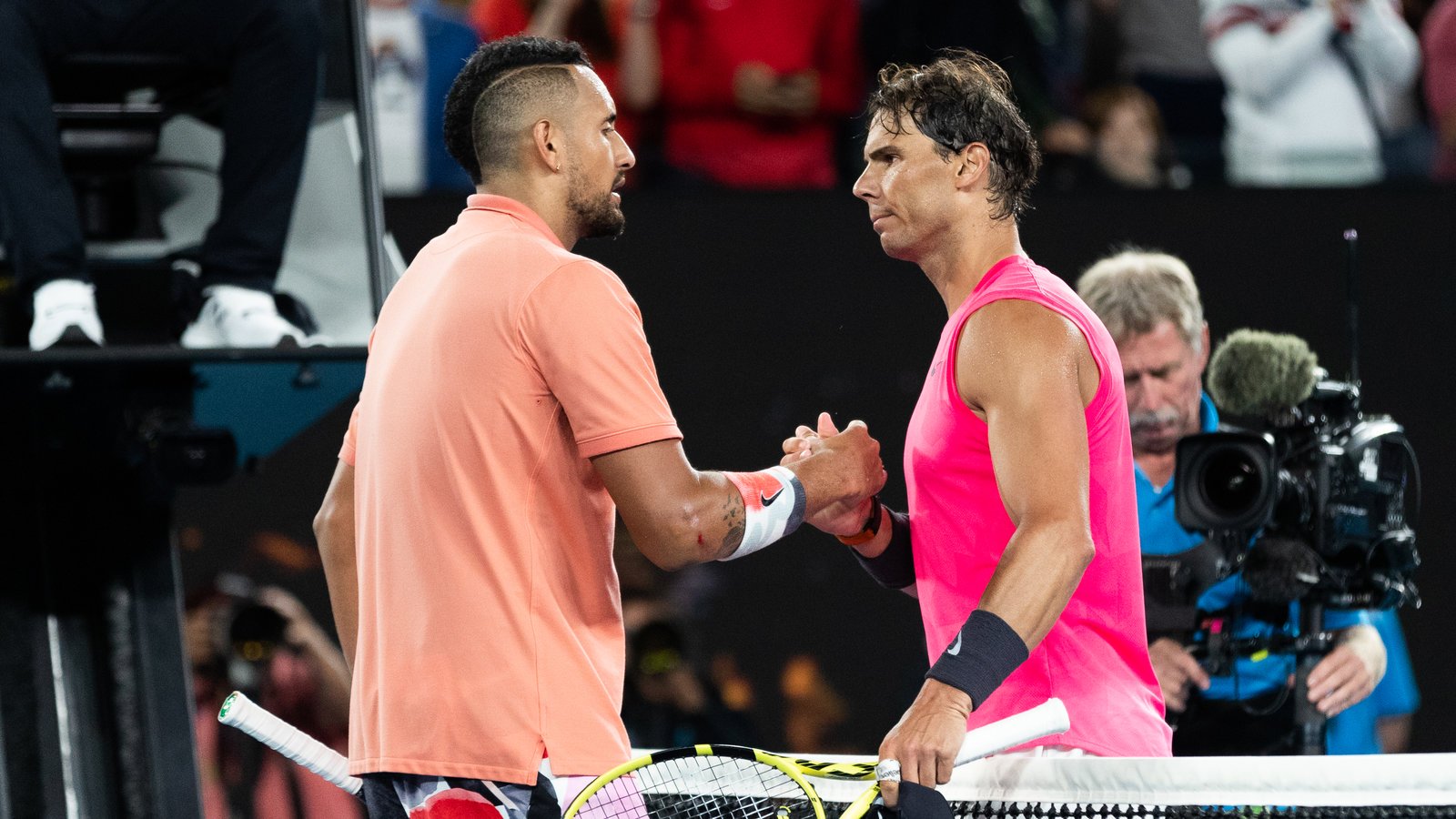 spaniard accused the australian of quot lacking respect quot after he served underarm in their 2019 clash photo afp